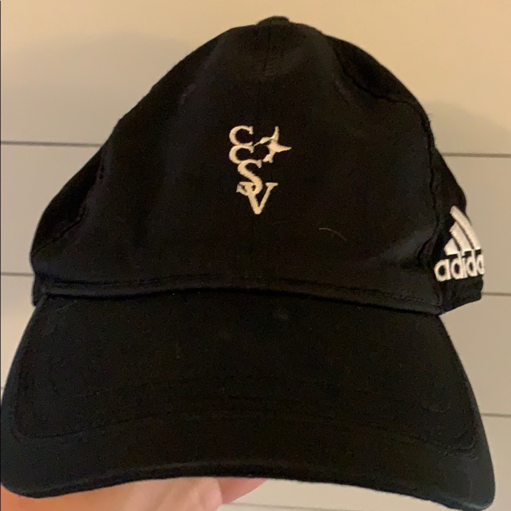 Black Adidas CCSV logo golf hat